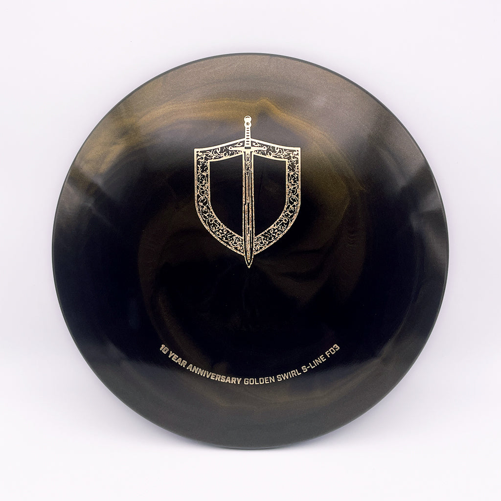 Discmania 10 Year Anniversary Golden Swirl FD3