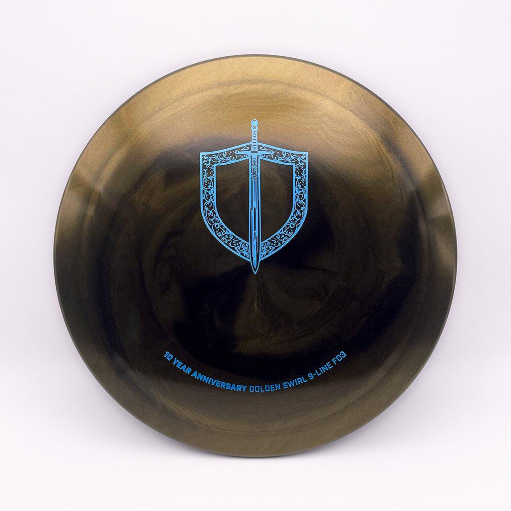 Discmania 10 Year Anniversary Golden Swirl FD3