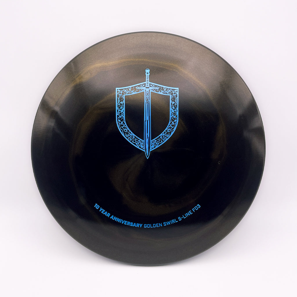 Discmania 10 Year Anniversary Golden Swirl FD3