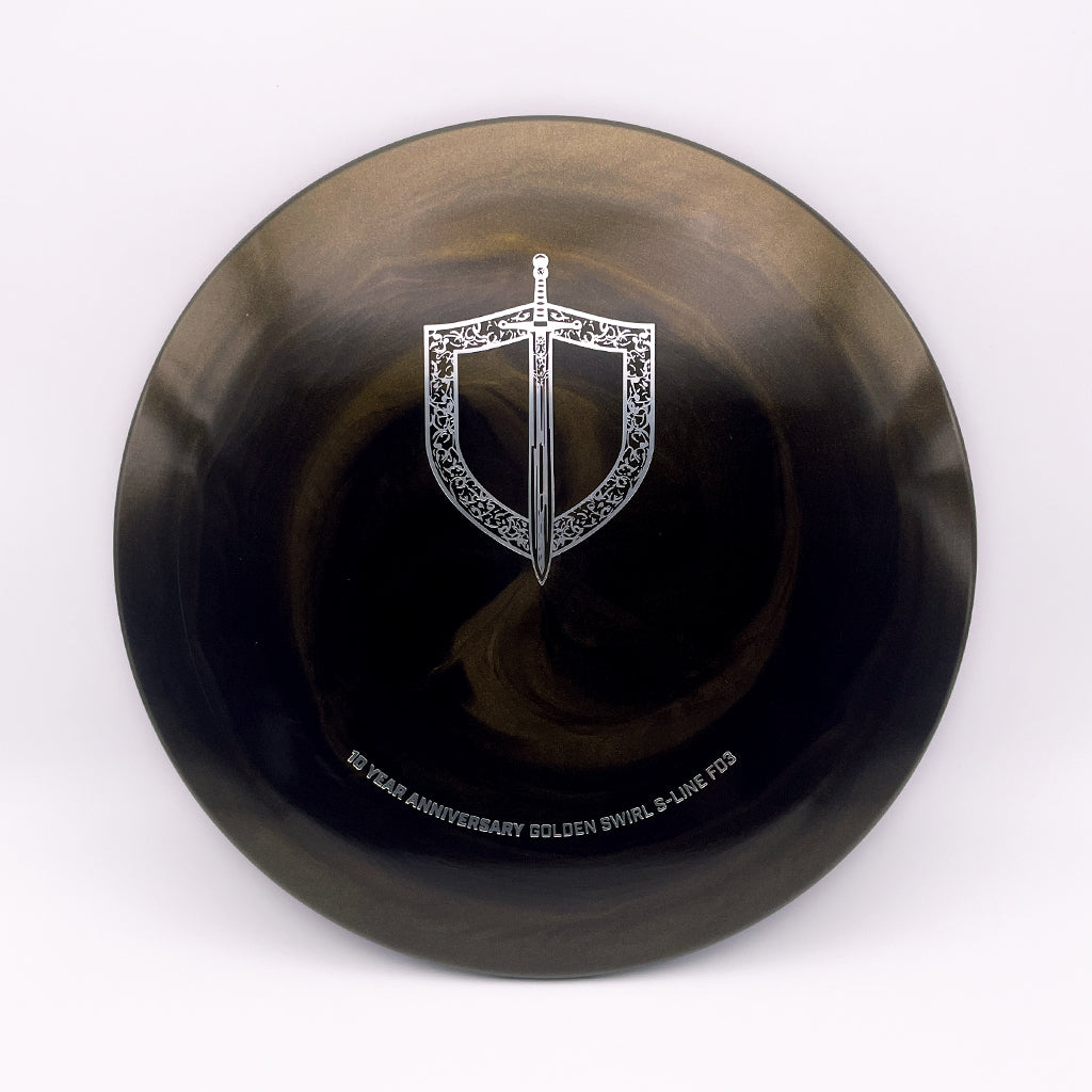 Discmania 10 Year Anniversary Golden Swirl FD3