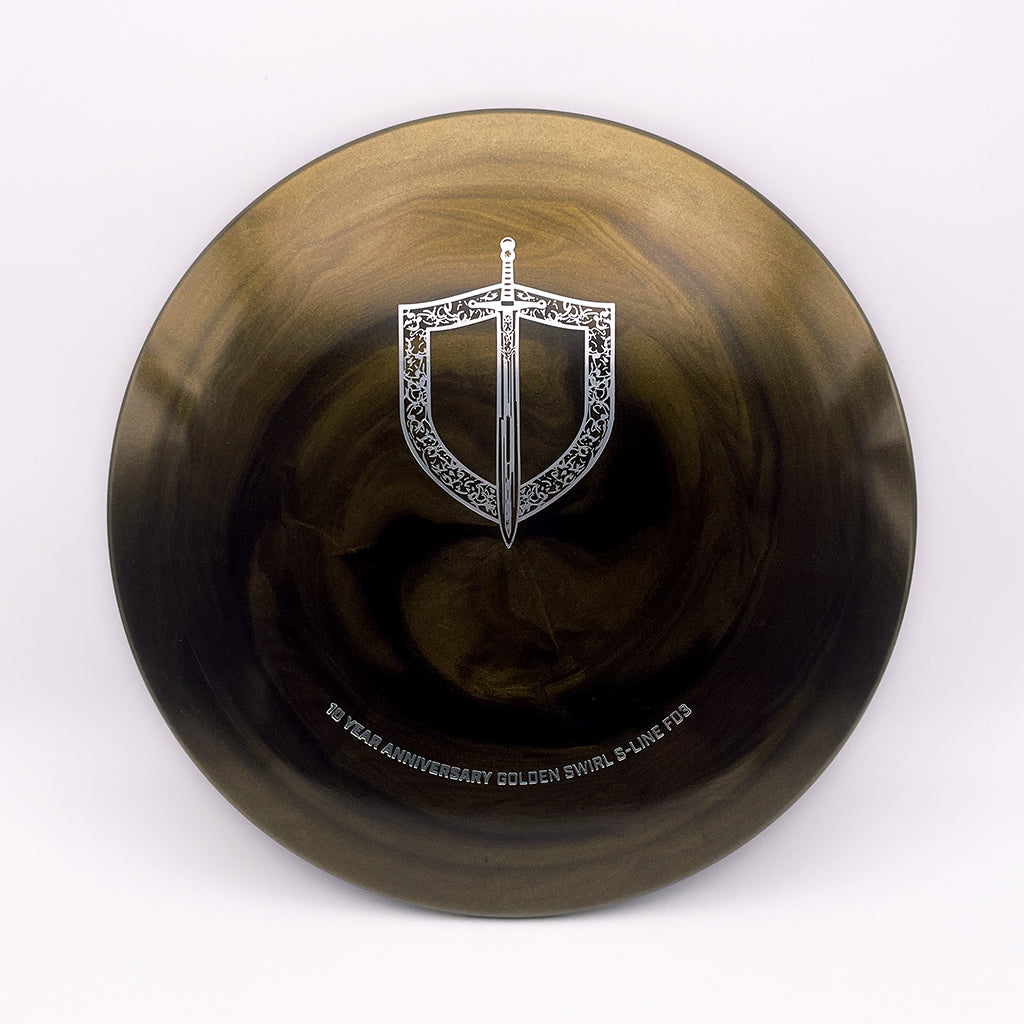 Discmania 10 Year Anniversary Golden Swirl FD3