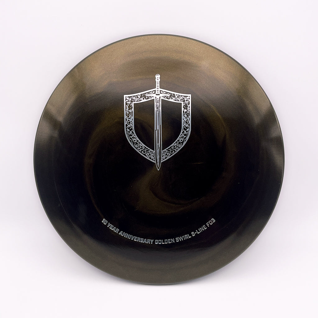 Discmania 10 Year Anniversary Golden Swirl FD3