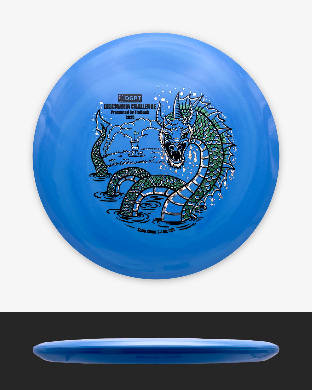 Discmania Glow Swirl S-Line MD1 - 2025 Discmania Challenge Edition