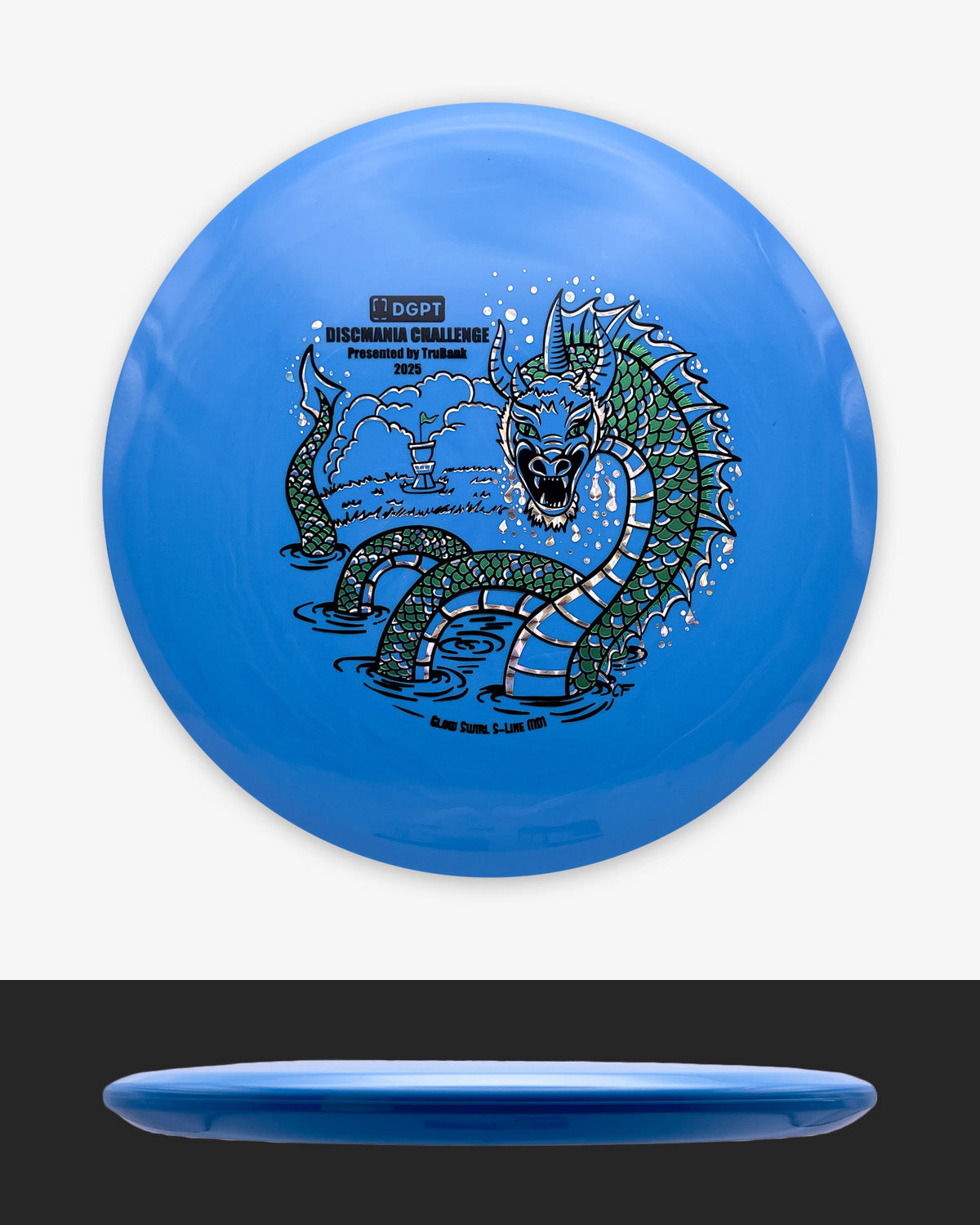 Discmania Glow Swirl S-Line MD1 - 2025 Discmania Challenge Edition