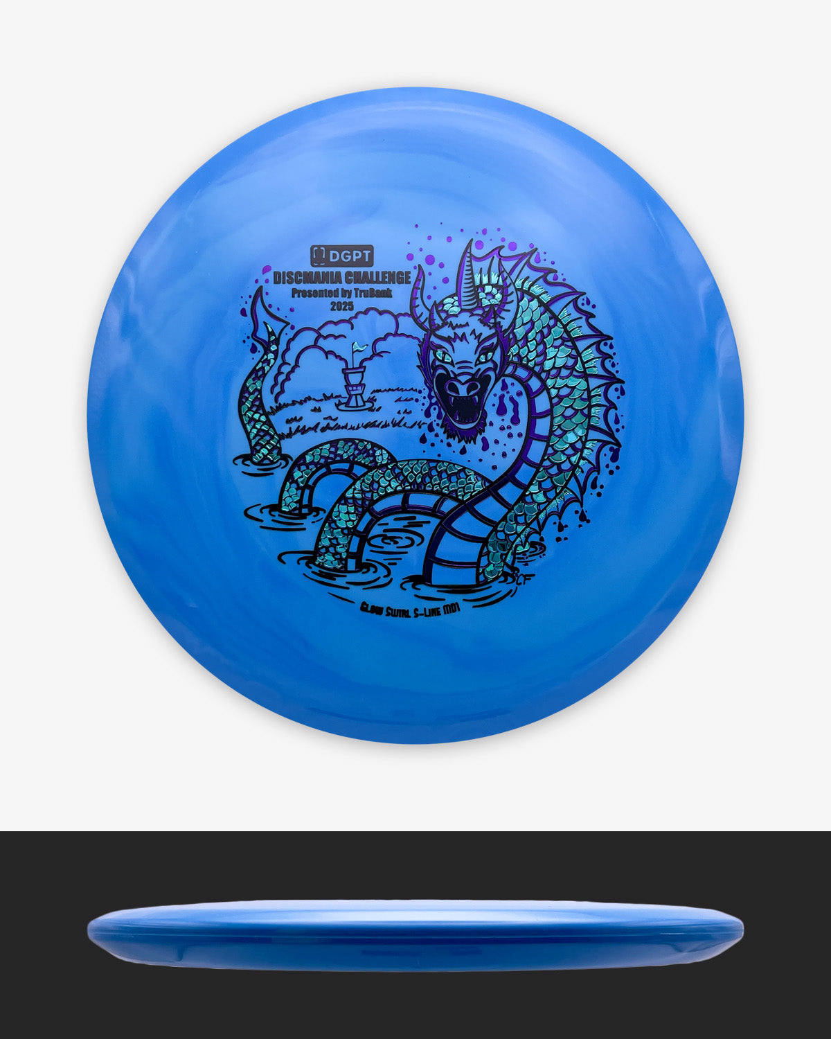 Discmania Glow Swirl S-Line MD1 - 2025 Discmania Challenge Edition