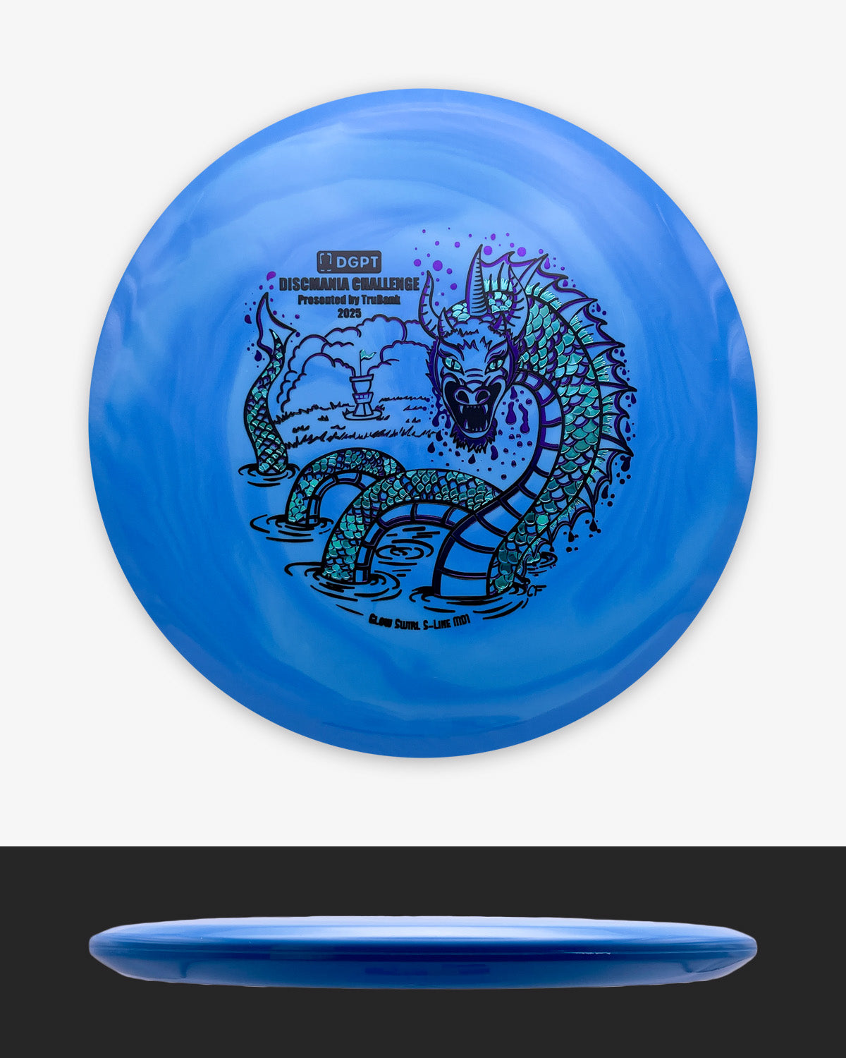 Discmania Glow Swirl S-Line MD1 - 2025 Discmania Challenge Edition