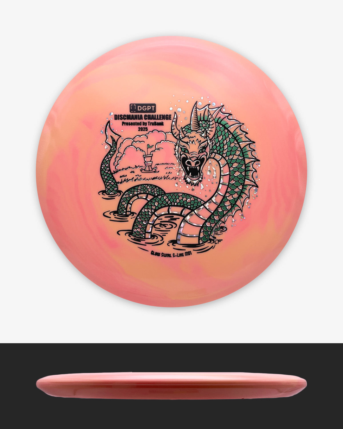 Discmania Glow Swirl S-Line MD1 - 2025 Discmania Challenge Edition