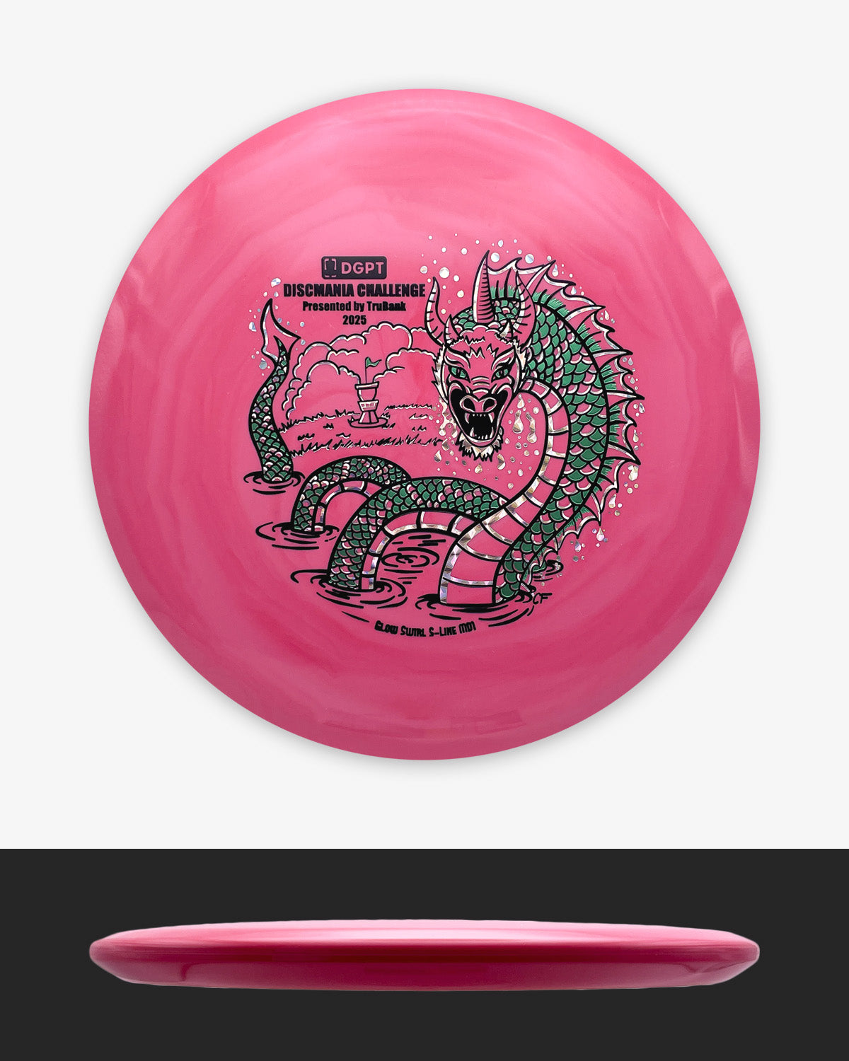 Discmania Glow Swirl S-Line MD1 - 2025 Discmania Challenge Edition