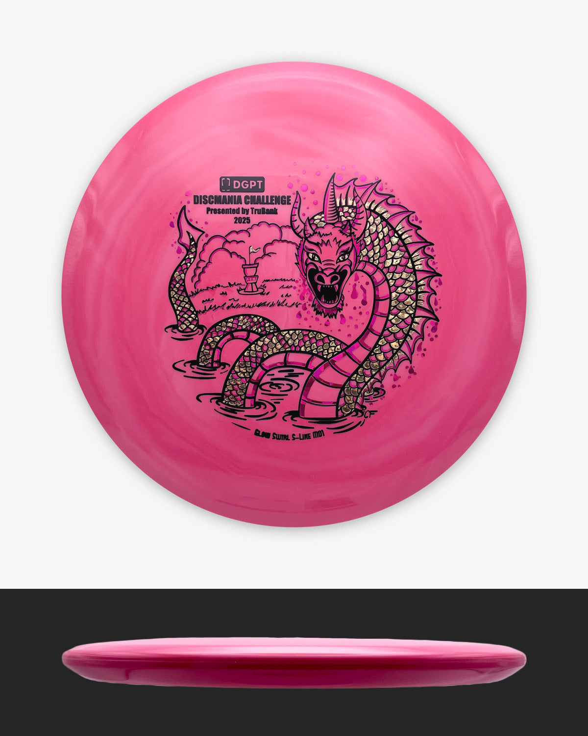Discmania Glow Swirl S-Line MD1 - 2025 Discmania Challenge Edition