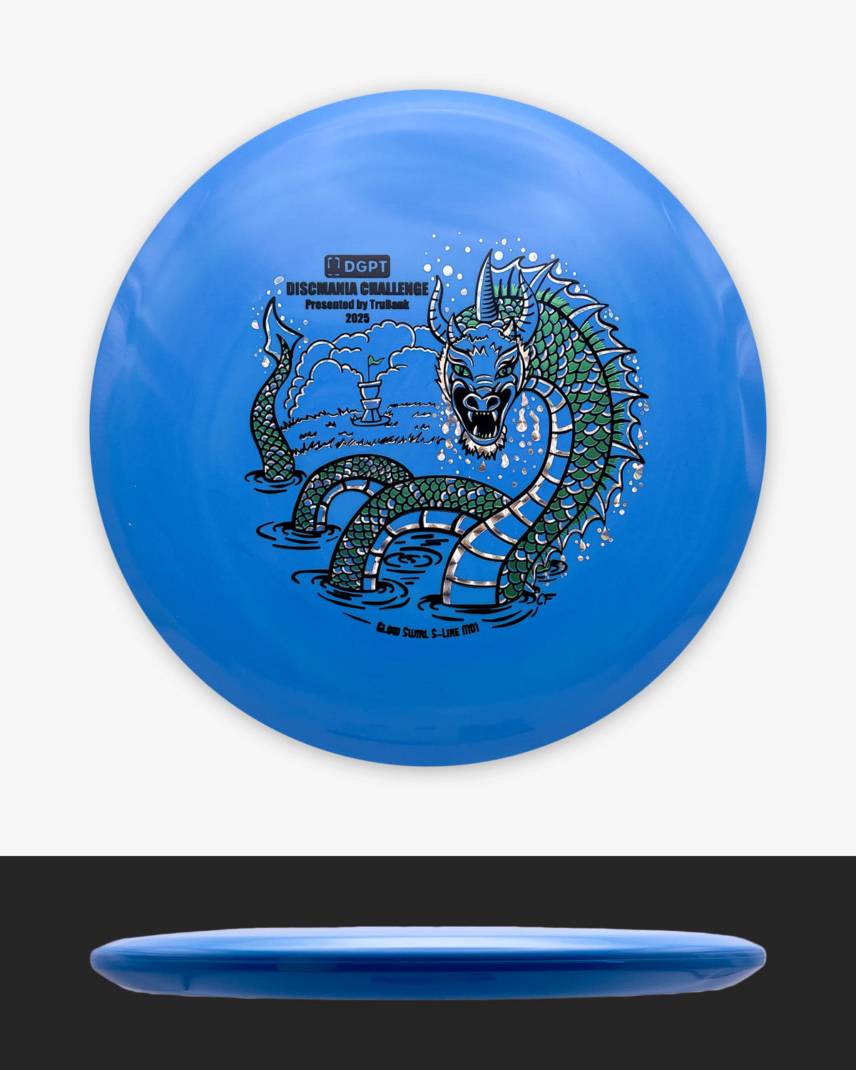 Discmania Glow Swirl S-Line MD1 - 2025 Discmania Challenge Edition