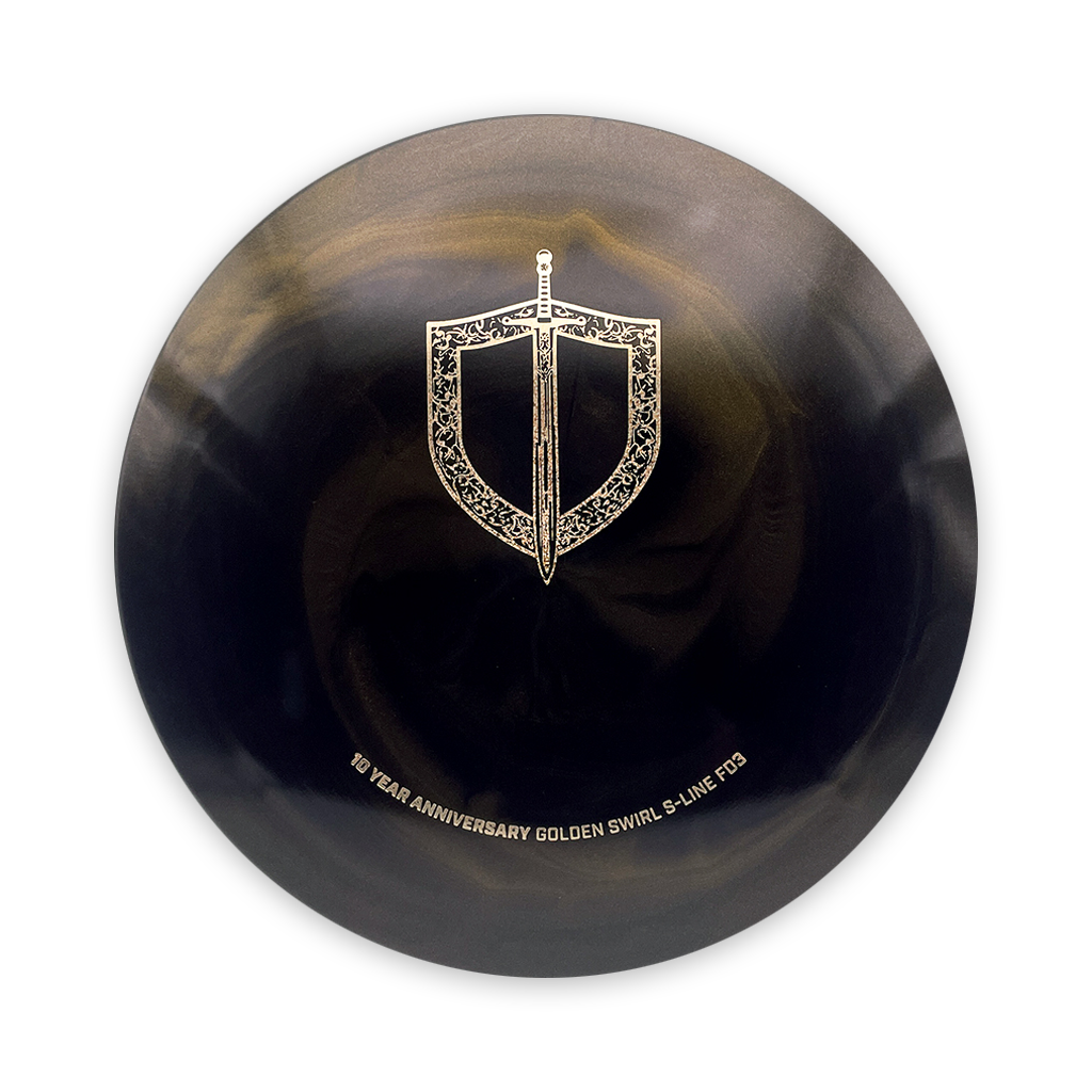 Discmania 10 Year Anniversary Golden Swirl FD3
