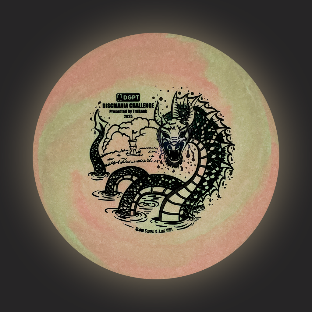 Discmania Glow Swirl S-Line MD1 - 2025 Discmania Challenge Edition