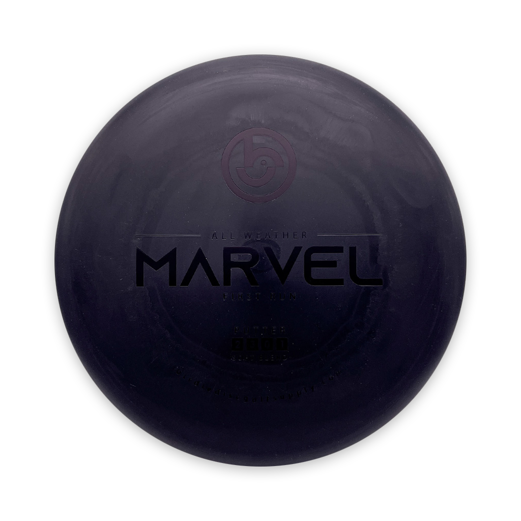 Birdie Disc Golf Supply Soft Blend Marvel - First Run Blackout