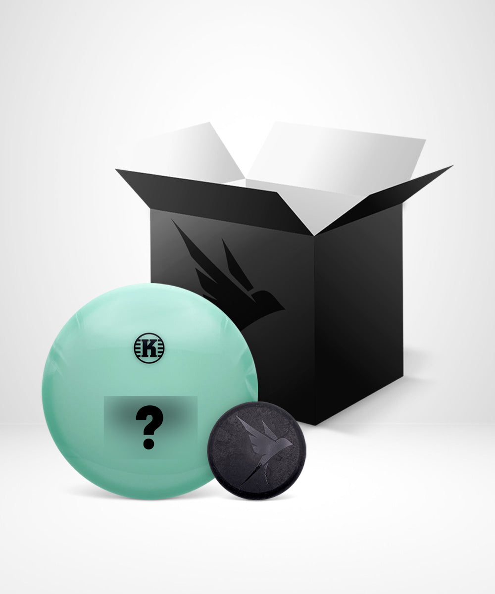 7-Disc Mystery Box featuring a First Run Kastaplast disc in every box.