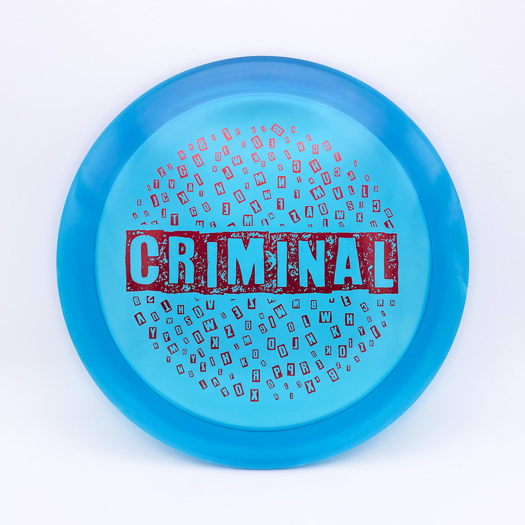 Dynamic Discs Lucid Ice Criminal with Ransom Stamp