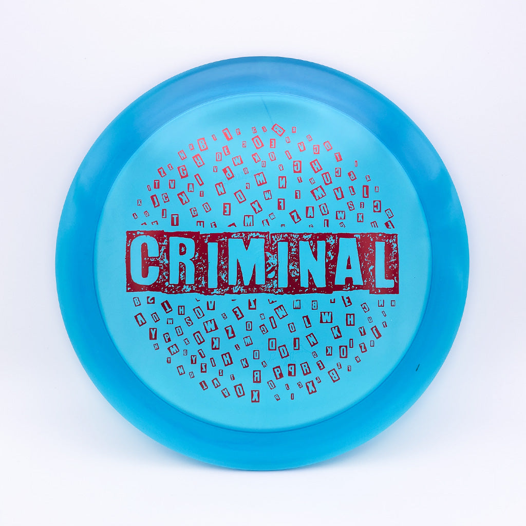 Dynamic Discs Lucid Ice Criminal with Ransom Stamp