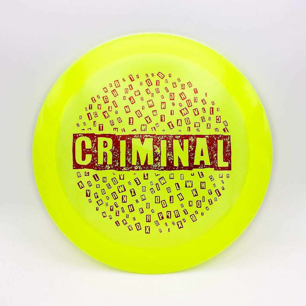 Dynamic Discs Lucid Ice Criminal with Ransom Stamp