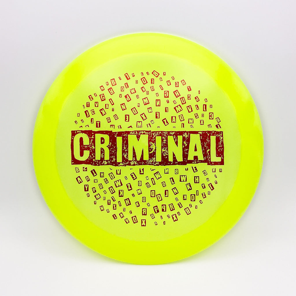 Dynamic Discs Lucid Ice Criminal with Ransom Stamp