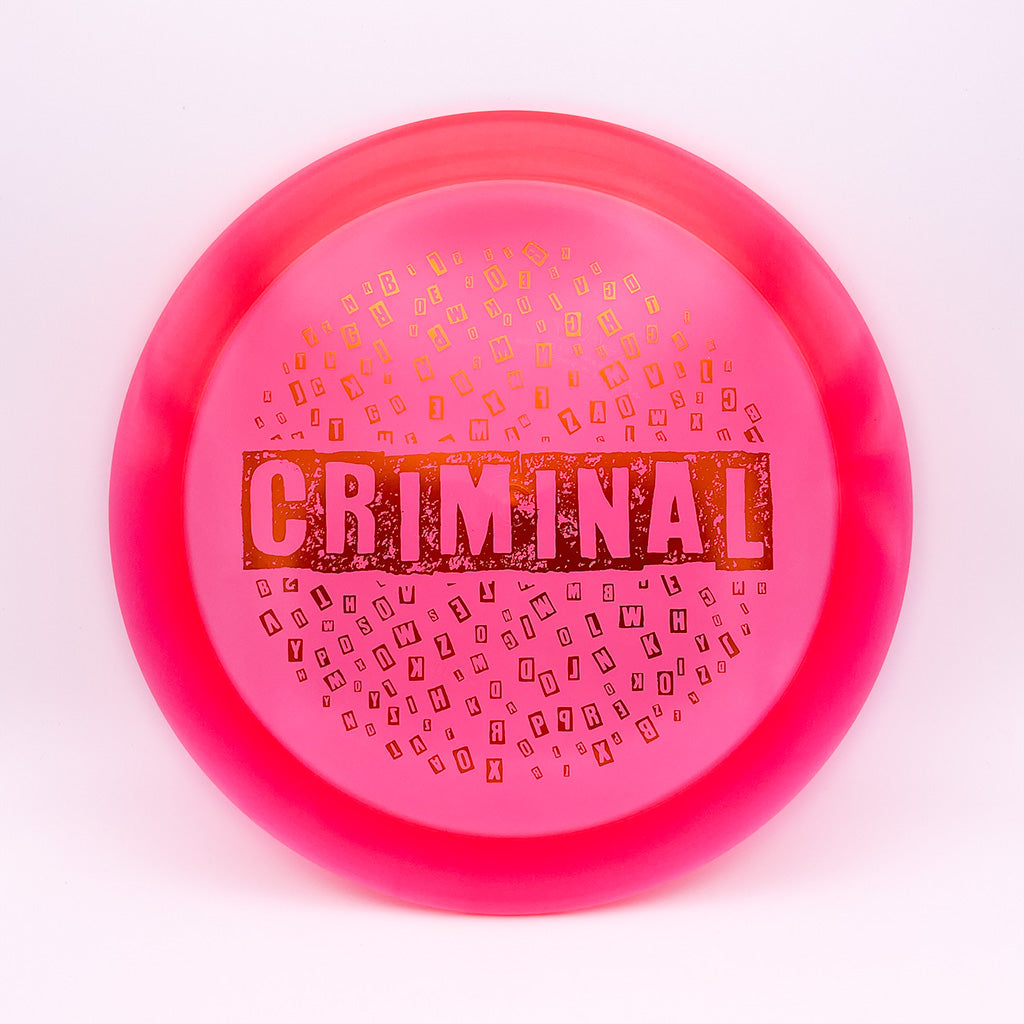 Dynamic Discs Lucid Ice Criminal with Ransom Stamp