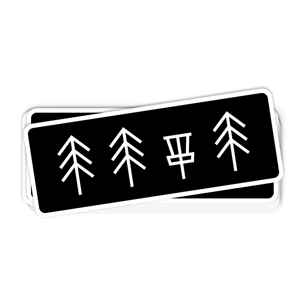 6" Disc Golf Bar Sticker