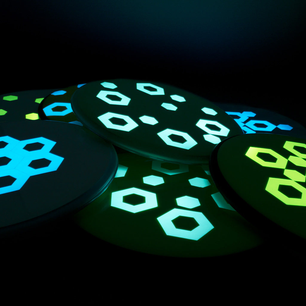 Hive Disc Golf Firefly Glow Vinyl Stickers