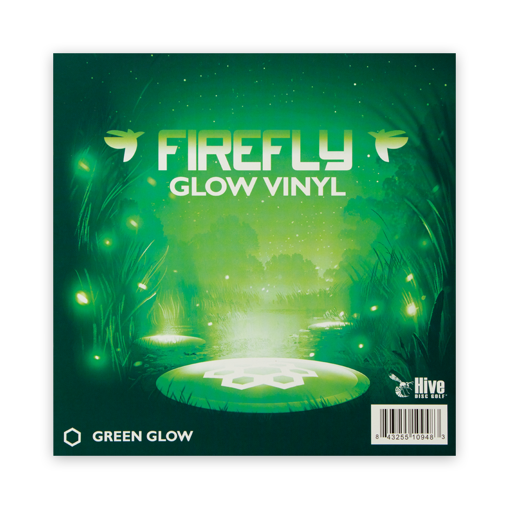 Hive Disc Golf Firefly Glow Vinyl Stickers