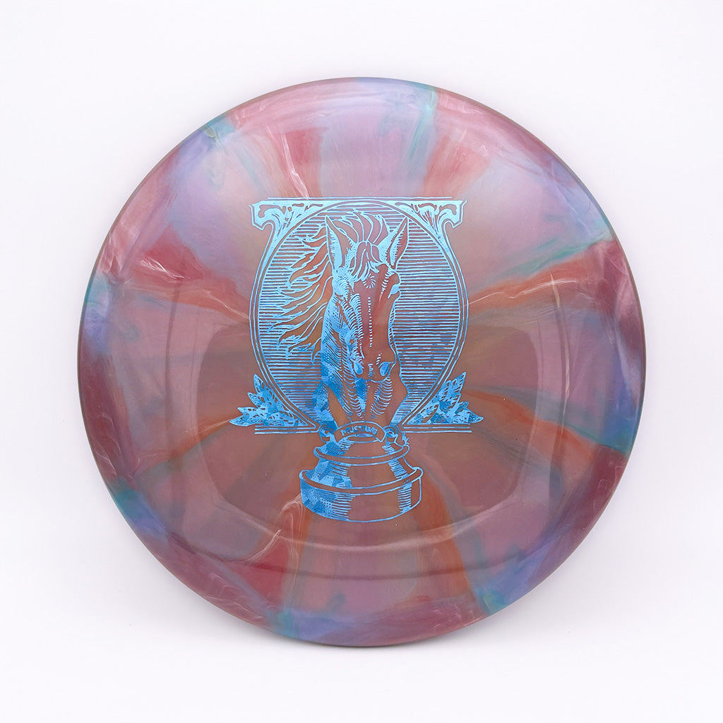 Mint Discs Swirly Sublime Mustang with the Portrait of a Knight Stamp