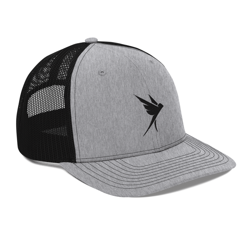 Scissortail Trucker Hat - Black & Gray