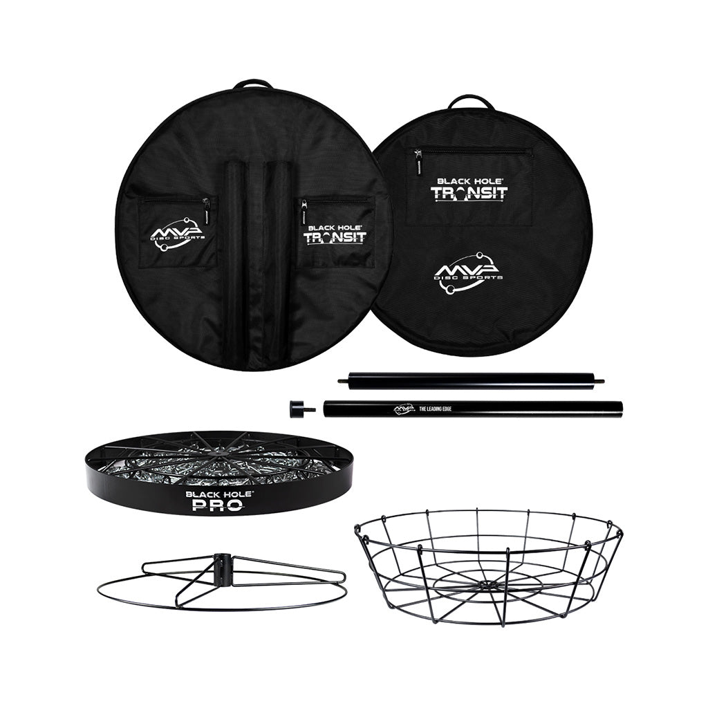 Black Hole Pro Disc Golf Basket with Transit Case