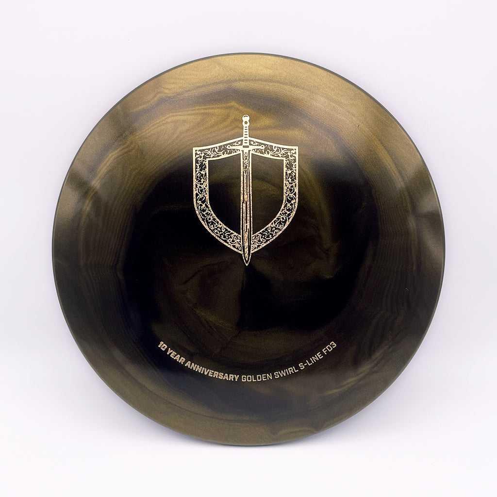 Discmania 10 Year Anniversary Golden Swirl FD3