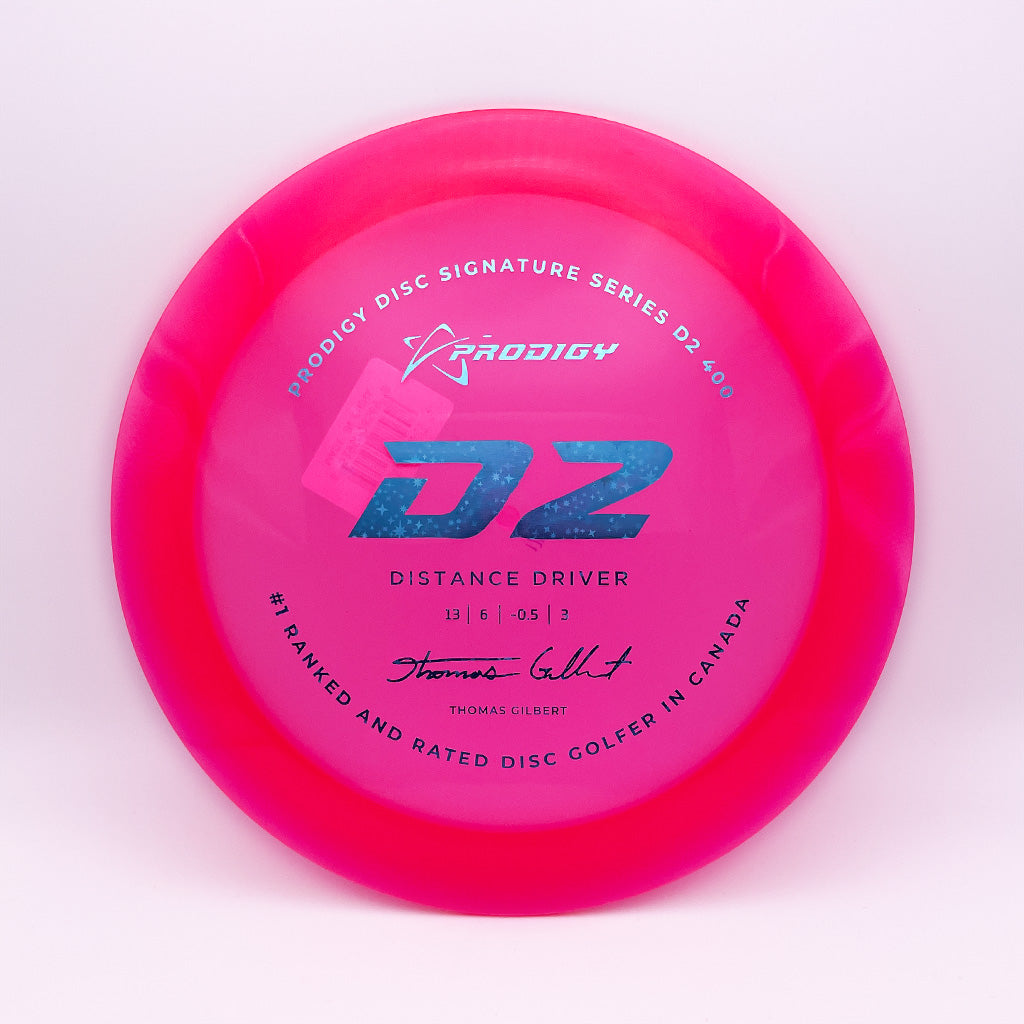 Prodigy Disc 400 Plastic D2 - Thomas Gilbert Signature Series