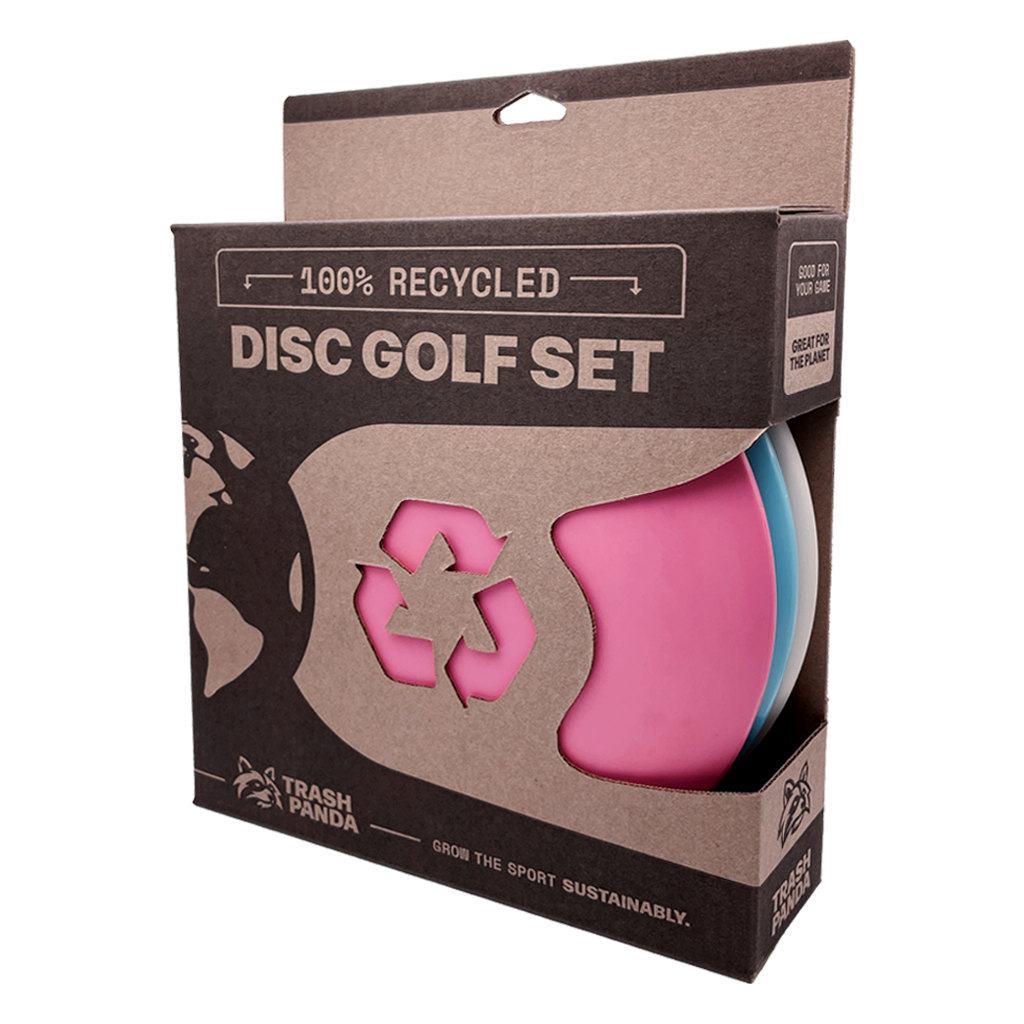 100% Recycled Disc Golf Set