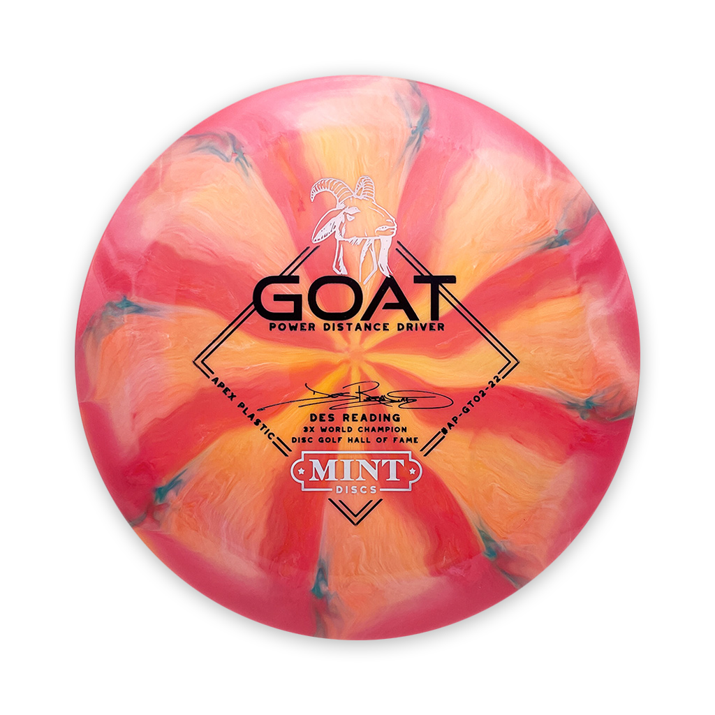 Mint Discs Swirly Apex Goat - Des Reading 3X Signature Series