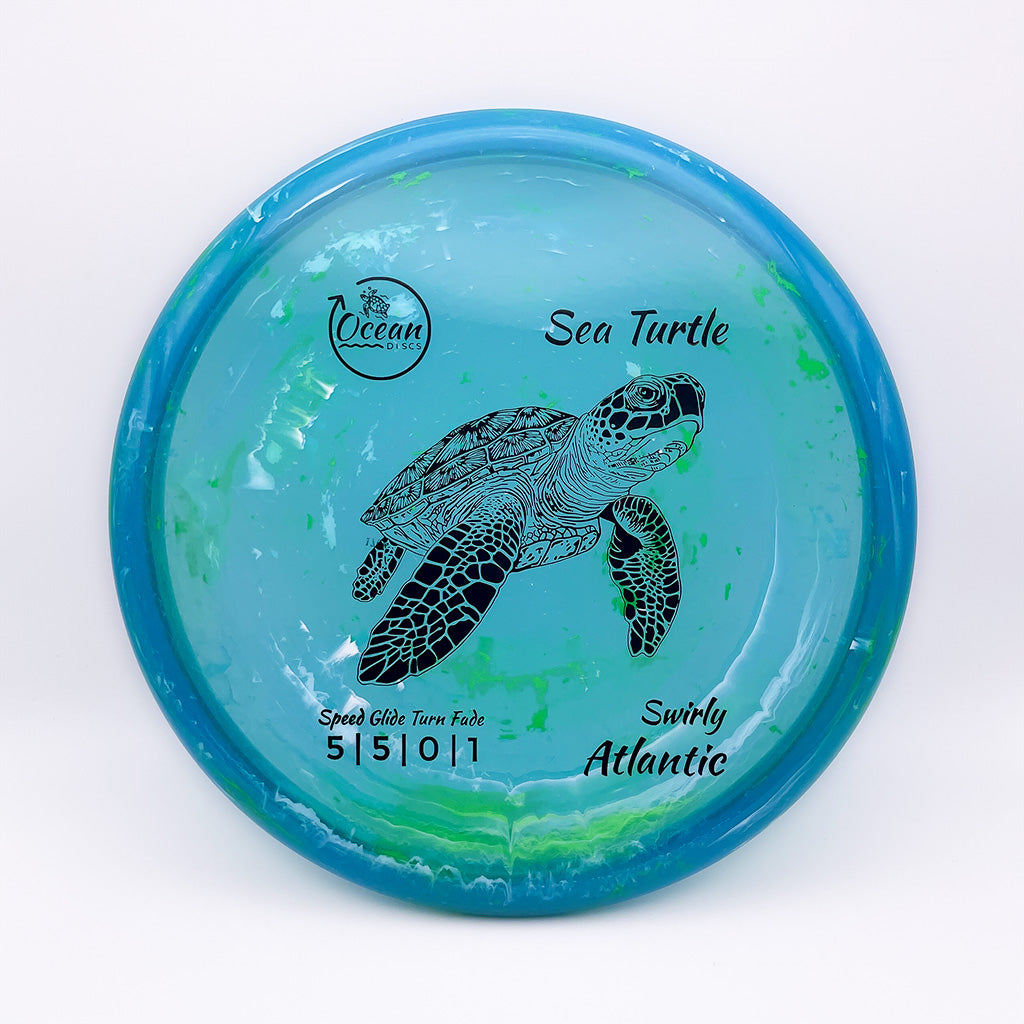 Ocean Discs Swirly Atlantic Turtle Midrange