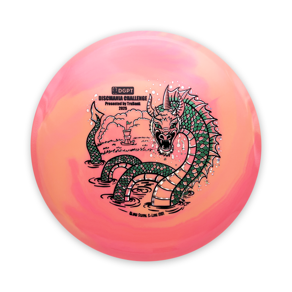 Discmania Glow Swirl S-Line MD1 - 2025 Discmania Challenge Edition