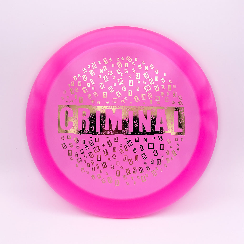 Dynamic Discs Lucid Ice Criminal with Ransom Stamp